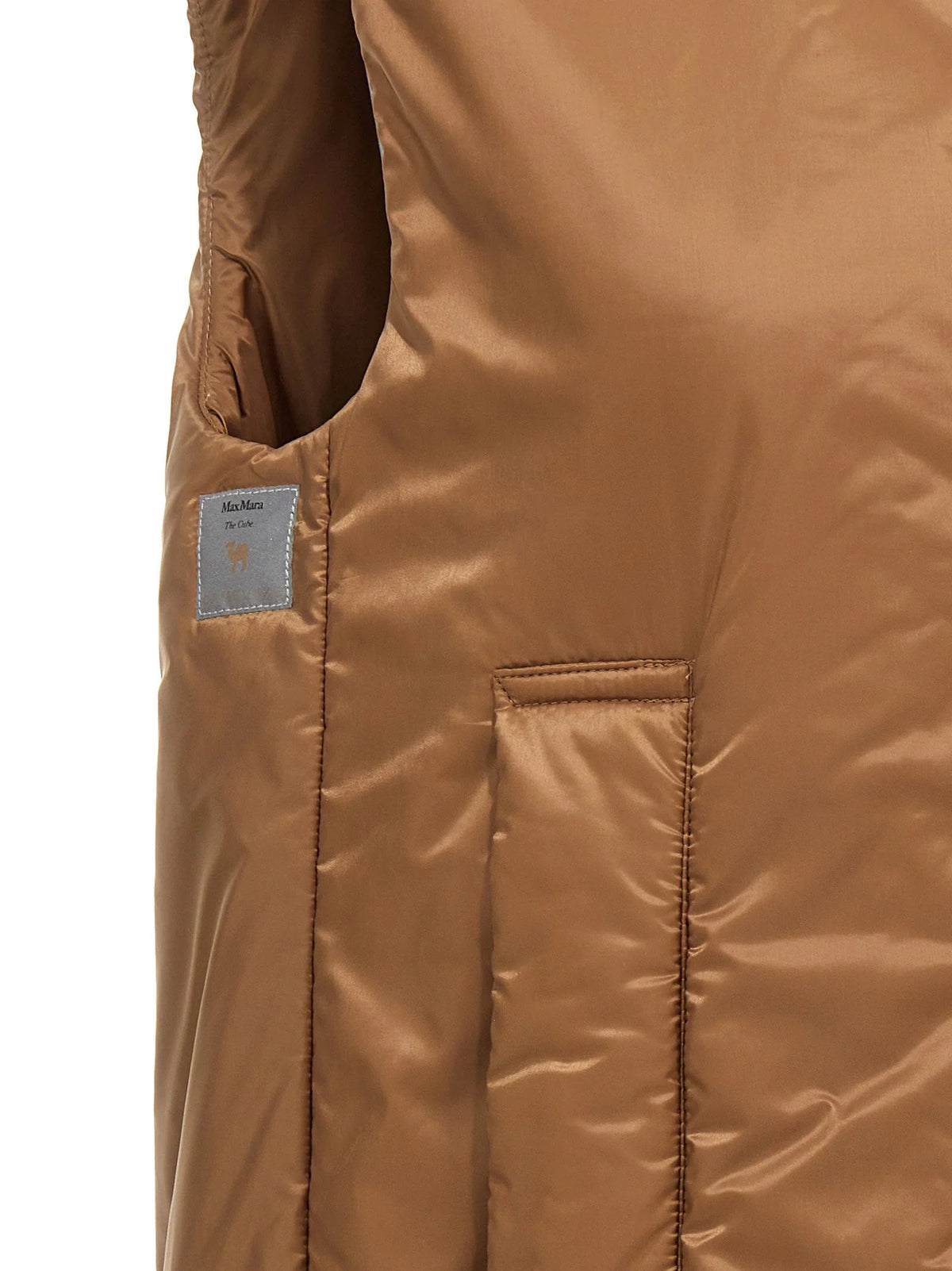 Max Mara The Cube Greengo Vest — Camel
