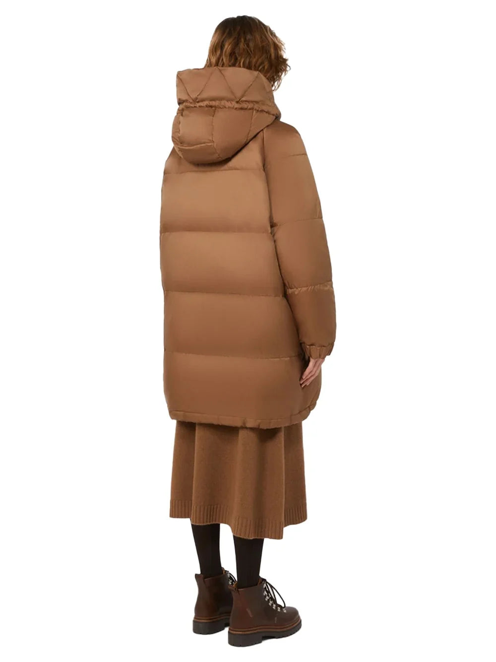 Weekend Max Mara Reversible Parka Down Jacket — Beige