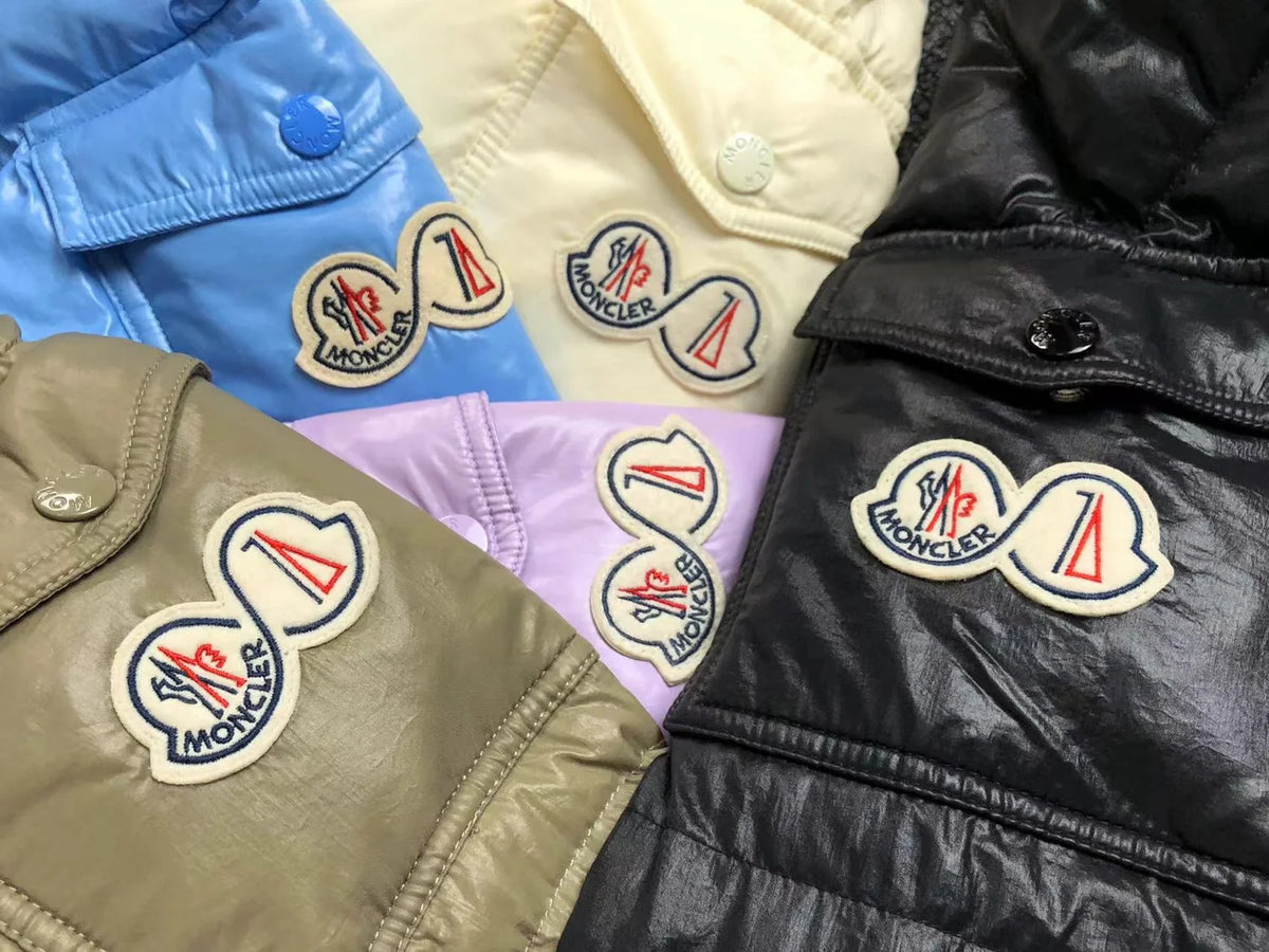 Moncler Maya 70th Anniversary Down Jacket — Blue