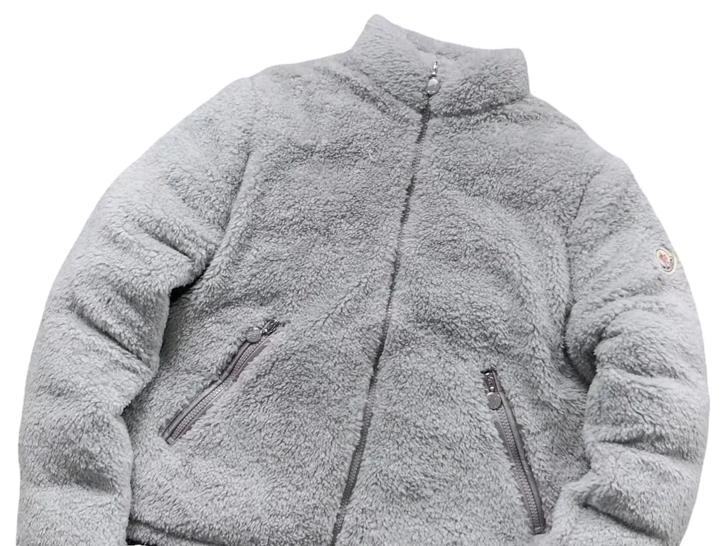 Moncler Polignac Fleece Jacket — Lavender Grey
