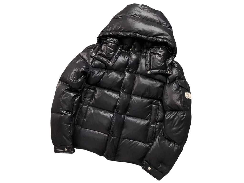 Moncler Maya 70th Anniversary Down Jacket — Black
