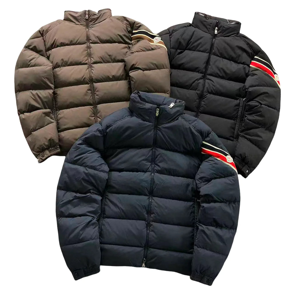 Moncler Solayan Down Jacket — Brown