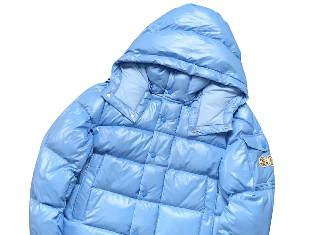 Moncler Maya 70th Anniversary Down Jacket — Blue