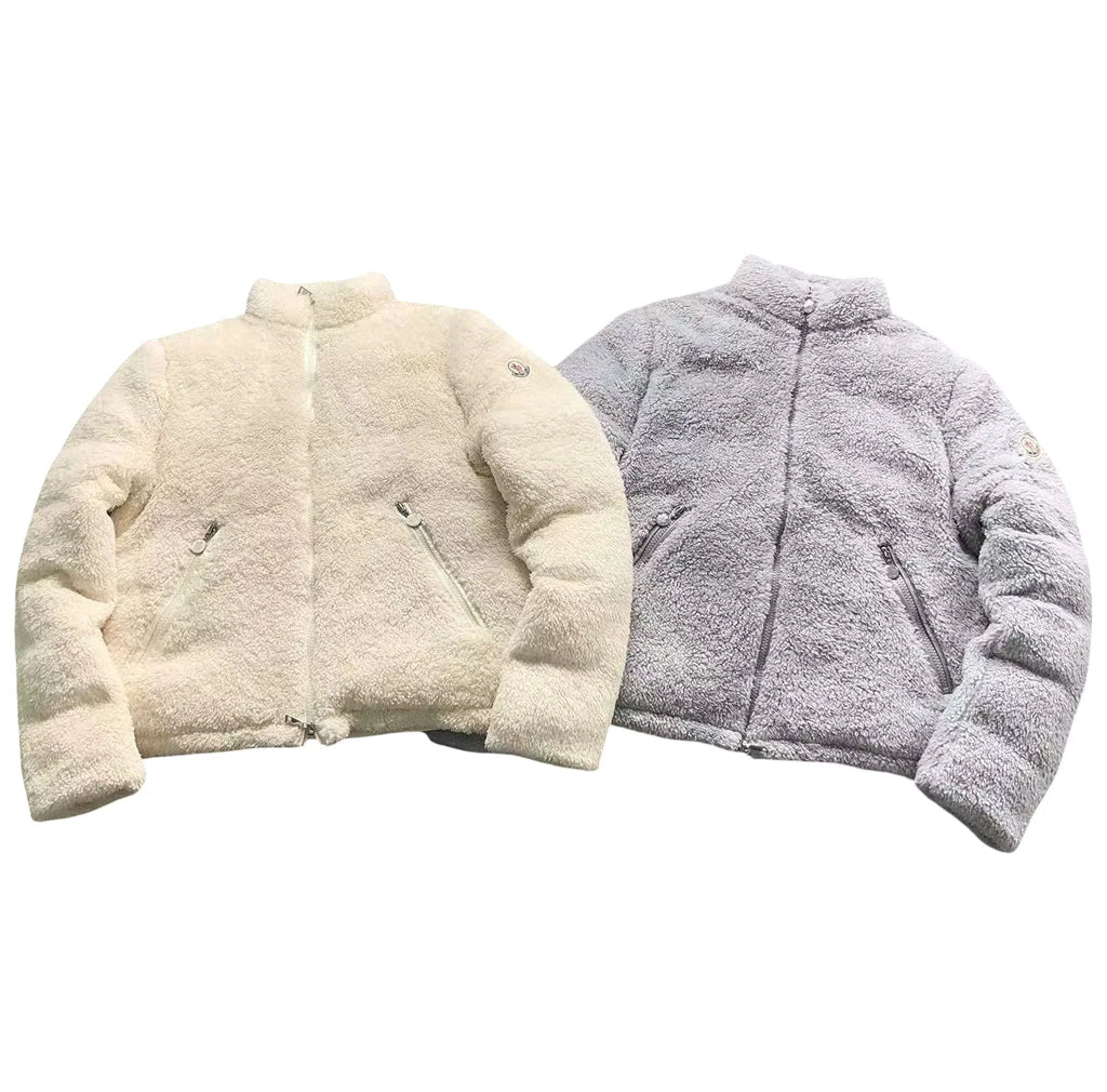 Moncler Polignac Fleece Jacket — Lavender Grey