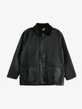 Barbour Men Classic Bedale Wax Jacket Black, Relaxed Fit Weatherproof Country Outerwear