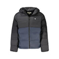 Calvin Klein Color-Block Padded Down Jacket — Black