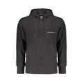 Calvin Klein Logo Zip Hoodie — Black