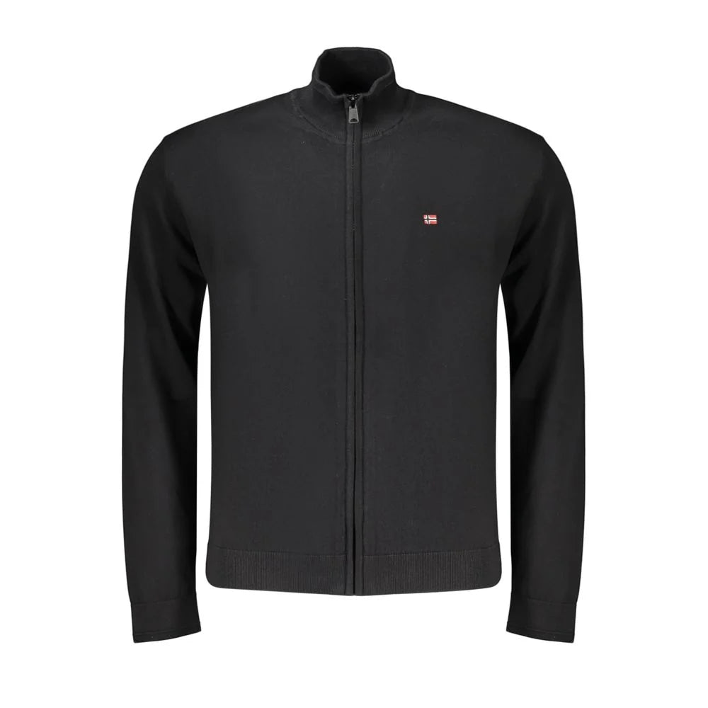 Napapijri Cotton Cardigan — Black