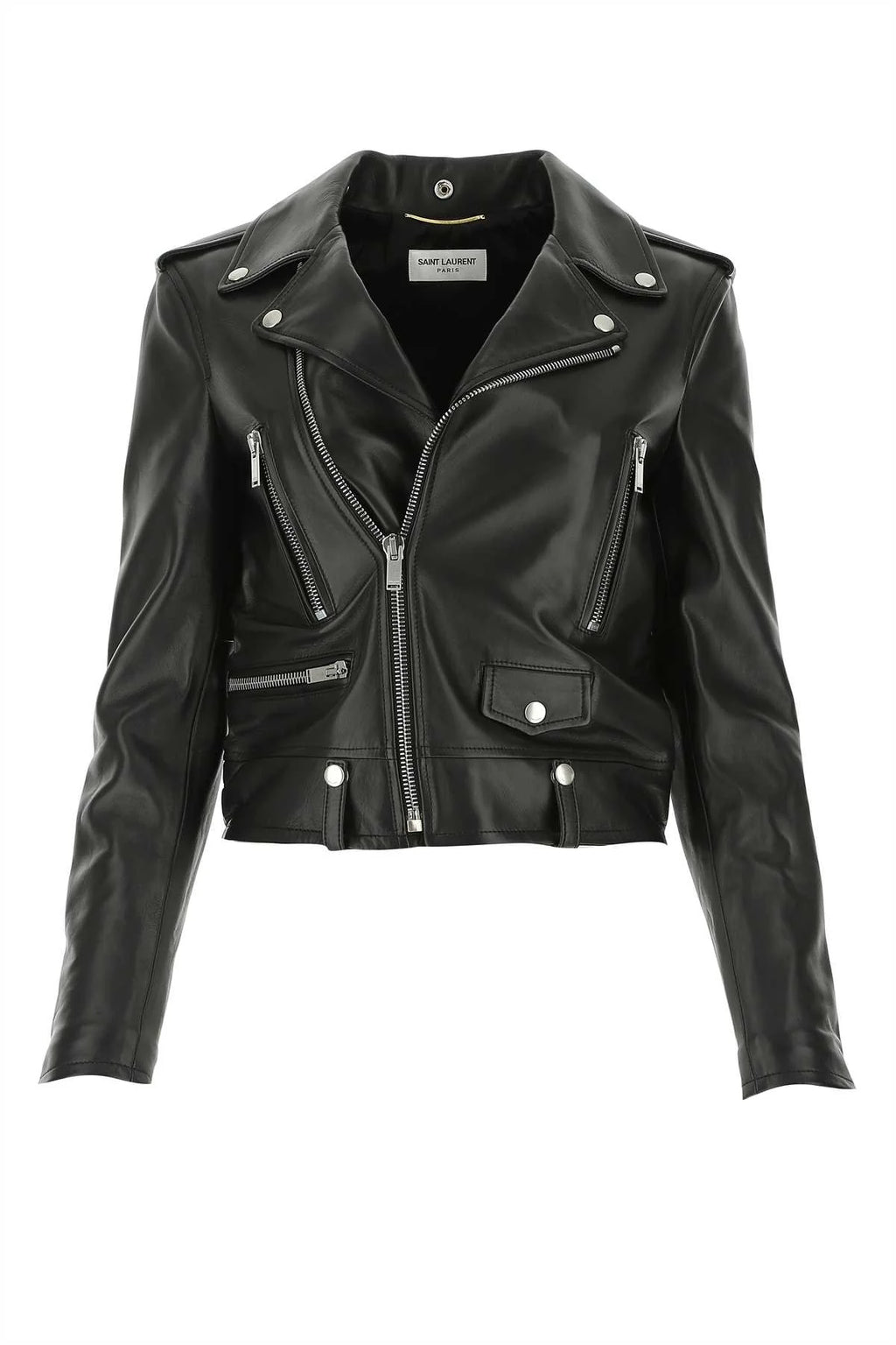 Saint Laurent Nappa Leather Jacket — Black