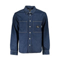 Calvin Klein Cotton Denim Jacket — Blue