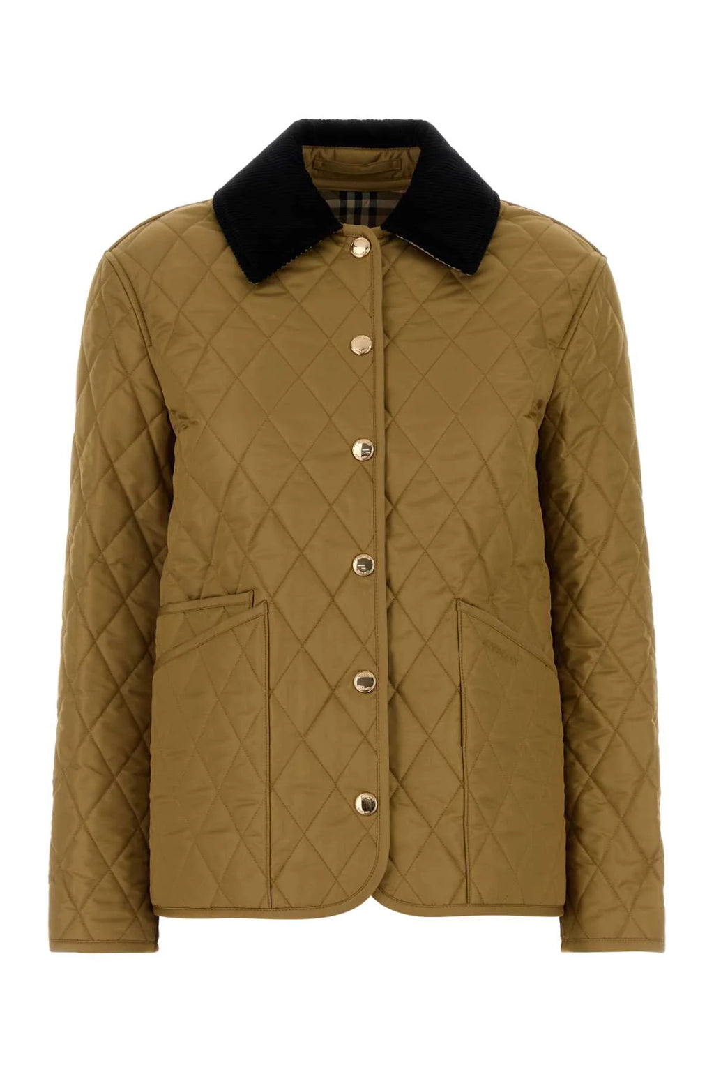 Burberry Quilted Nylon Jacket — Beige