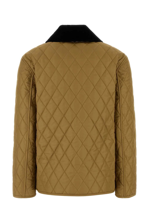 Burberry Quilted Nylon Jacket — Beige
