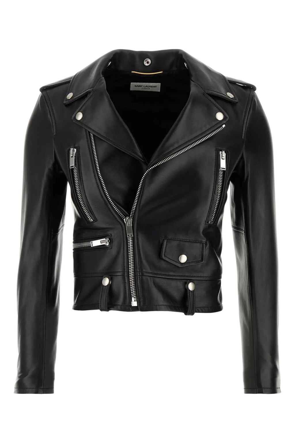 Saint Laurent Nappa Leather Jacket — Black