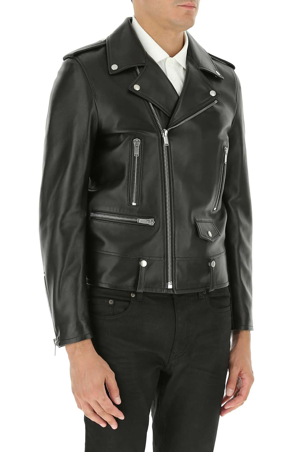 Saint Laurent Pelle Jacket — Black