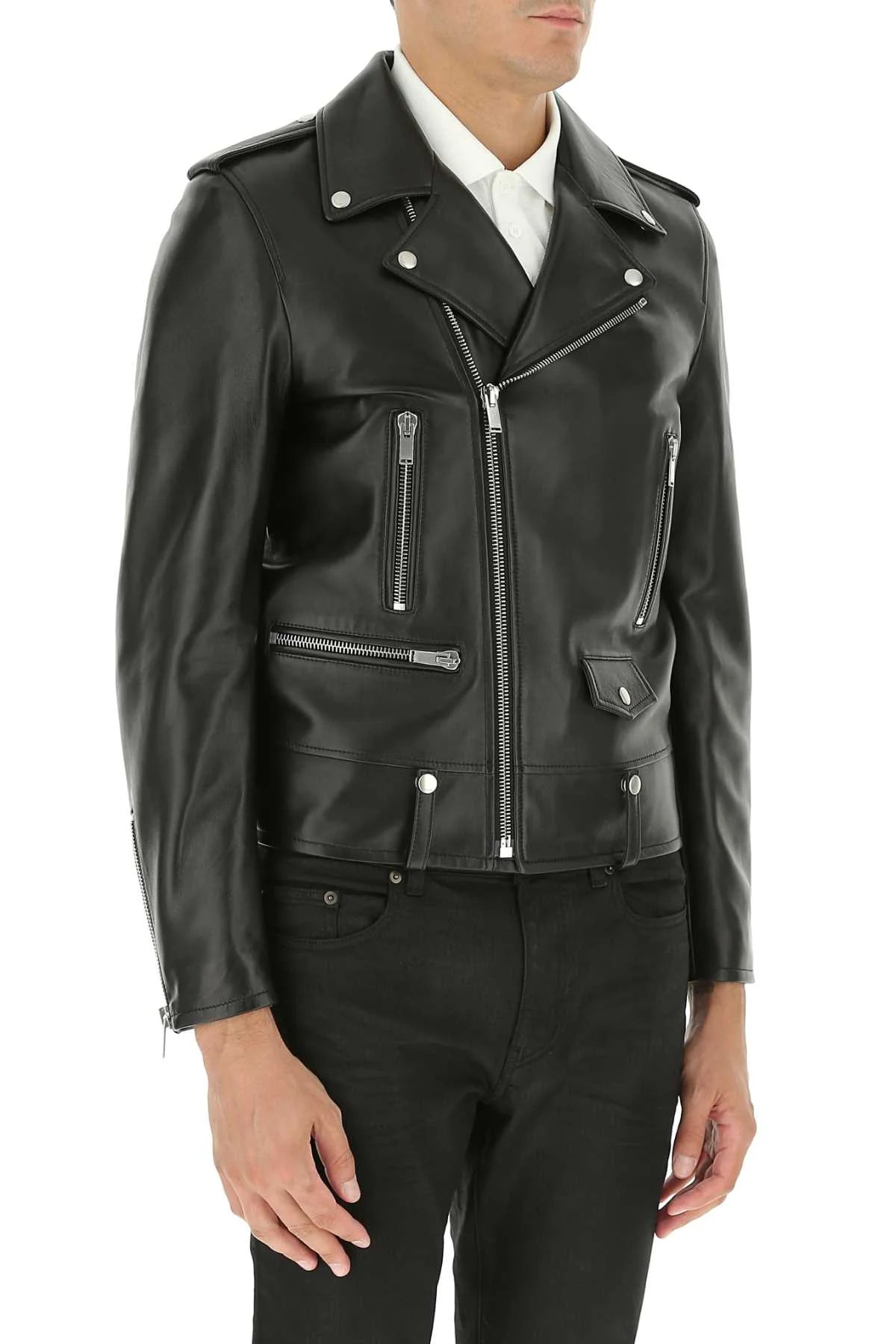 Saint Laurent Pelle Jacket — Black