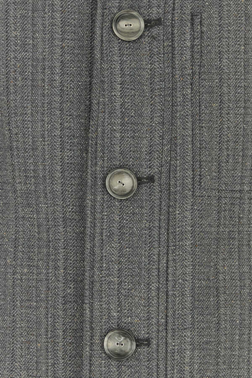 AMI Paris Virgin Wool Blend Jacket — Gray