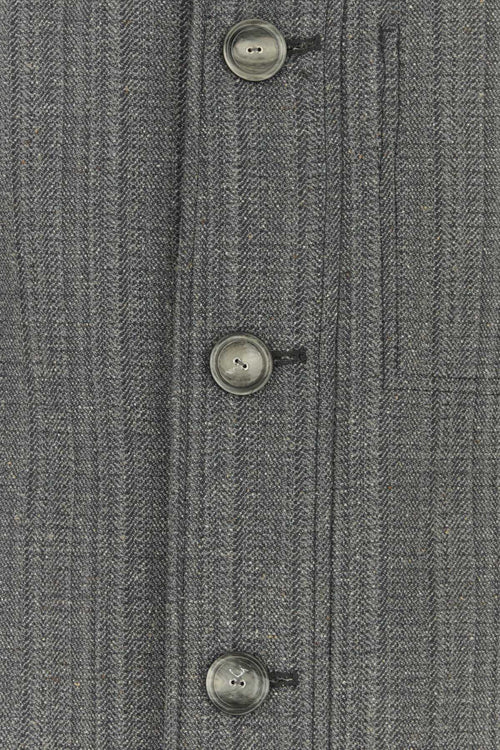 AMI Paris Virgin Wool Blend Jacket — Gray