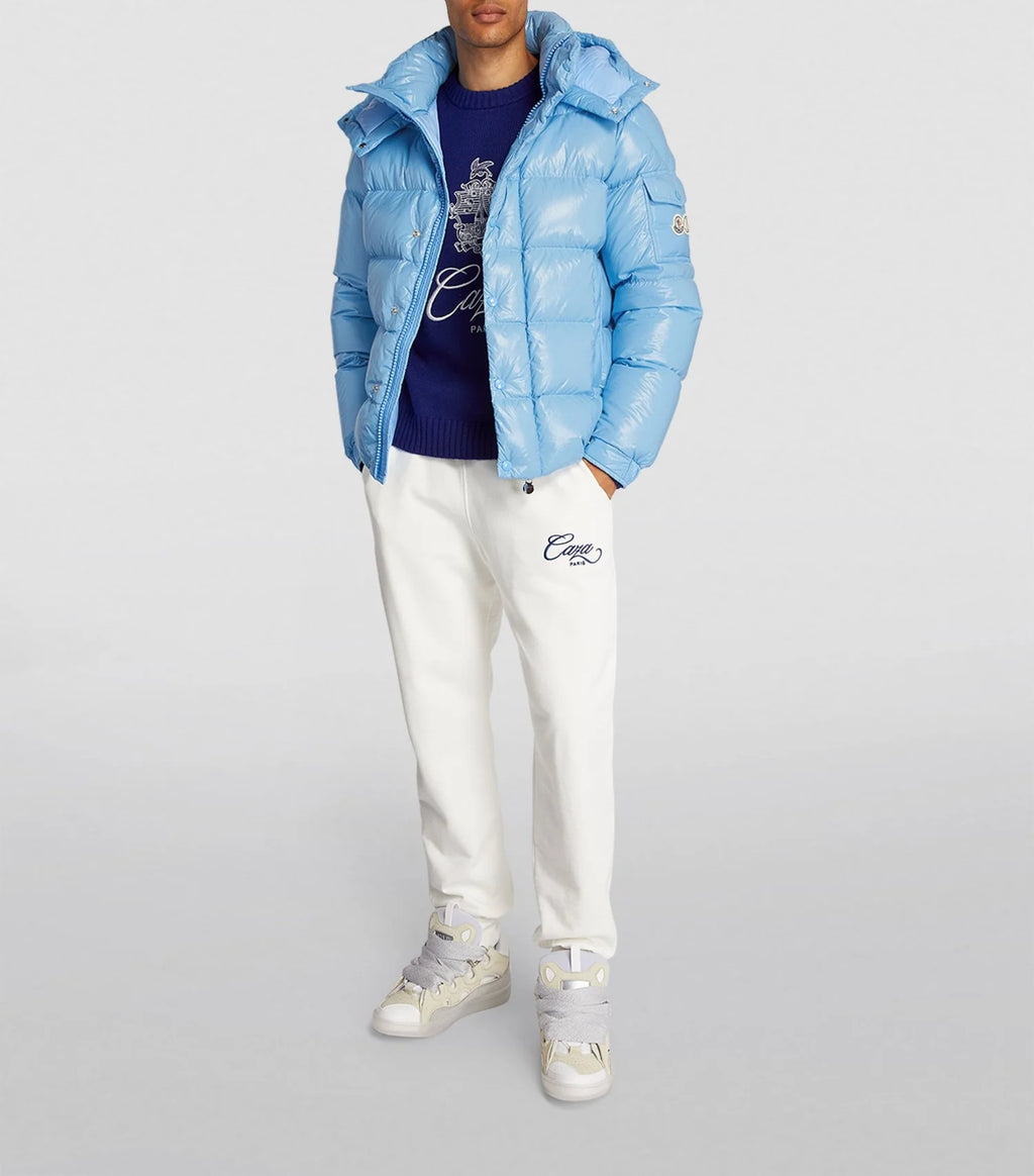 Moncler Maya 70th Anniversary Down Jacket — Sky Blue