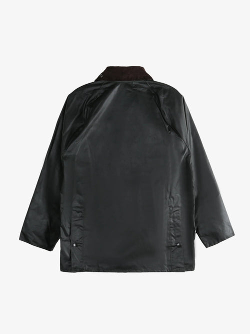 Barbour Men Classic Bedale Wax Jacket Black, Relaxed Fit Weatherproof Country Outerwear
